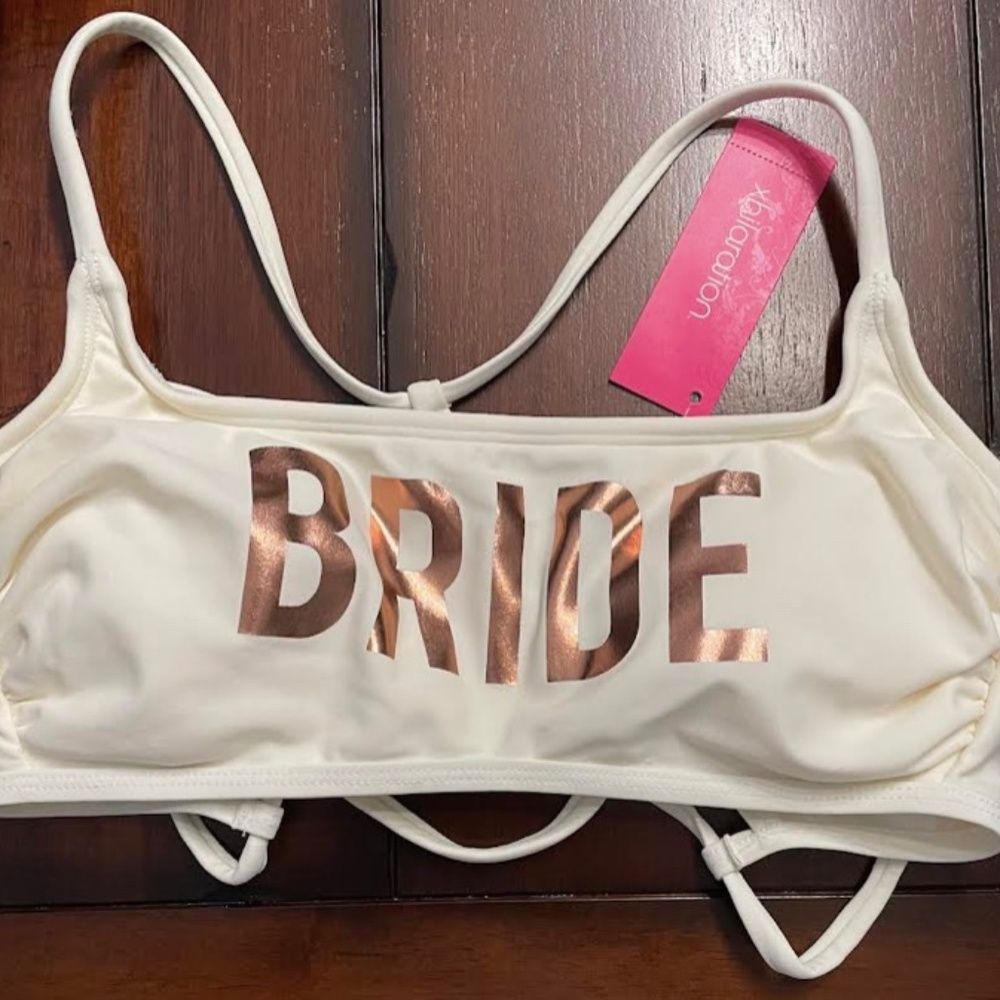 BRIDE BATHING SUIT TOP